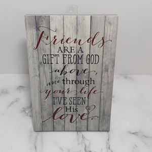 🆕️ "Friends" display plaque